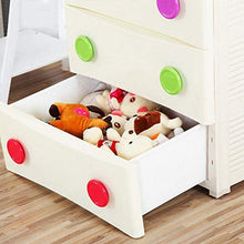 EXCLVEA Armadio Appendiabiti 5 cassetto dell'organizzatore di immagazzinaggio del Governo Mobili Organizzatore unità for la Camera da Letto Closet Ingresso Corridoio