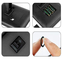 Specchio cosmetico illuminato, 3X / 2X10x, specchio cosmetico trifold, con 22 LED, 180 & deg, rotazione touch screen Dual Power Supply (colore: rosso)