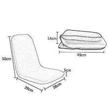 MeiMei Giapponese Lazy Couch Pieghevole Piccolo Divano Letto Singolo bay Window Bedrest Sedia (Color : Orange)