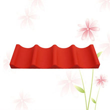 BESTonZON - Portabottiglie in Silicone per Frigorifero, Pieghevole, impilabile, per Vino, lattine, Birra, Tappetino (Rosso)