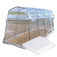 GDMING Serra Copertura Trasparente, Impermeabile Protezione Solare Robusto Giardino PE Pellicola in Plastica per Impianti Fiore Antigelo, Personalizzabile (Color : Chiaro, Size : 4x15m)