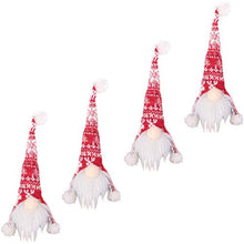 UPKOCH 4 Pezzi Maniche per Bottiglie di Vino Copri Bottiglie per Cappelli da Babbo Natale Porta Posate Mini Cappelli di Agrifoglio E Bacche di Natale per Decorazioni da Tavola per Feste
