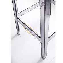 TopJiä Acrilico Sedia Fantasma Trasparente Sgabelli da Bar,Moderne Girevole Sedia con Schienale,Plastica Seggiola da Bar,per,Caffetterie,Bar,Club,Bar,Balcone,Sedia,Sgabello