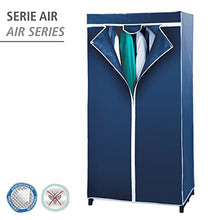 WENKO Armadio Air - TNT traspirante, Polipropilene, 75 x 150 x 50 cm, Blu