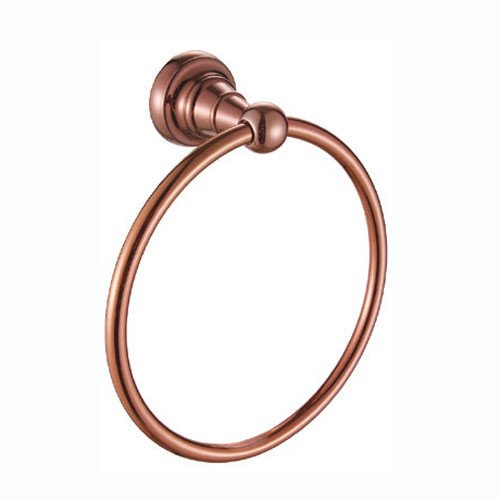 MBYW Portasciugamani Moderno e Minimalista Alto carico Portasciugamani Elegante da Bagno Mensola portaoggetti Set di Accessori baroom in Ottone Color Oro Rosa