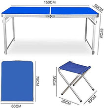 CASTOR Tavolo da Picnic all'aperto Tavolo Portatile Regolabile da Tavolo Pieghevole e 2 sedie, Tavolo da Picnic da Campeggio Pieghevole all'aperto BBQ Party Table