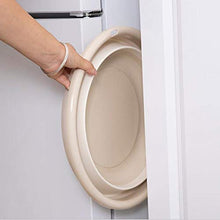 1PC Outdoor Pieghevole Lavabo Lavabo Pieghevole Secchio Contenitore Portatile Lavabo in Silicone Accessori Bagno