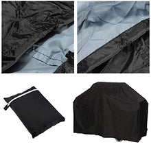 Ubrand 210D - Copertura per barbecue all'aperto, copertura per mobili all'aperto, copertura antipolvere nera