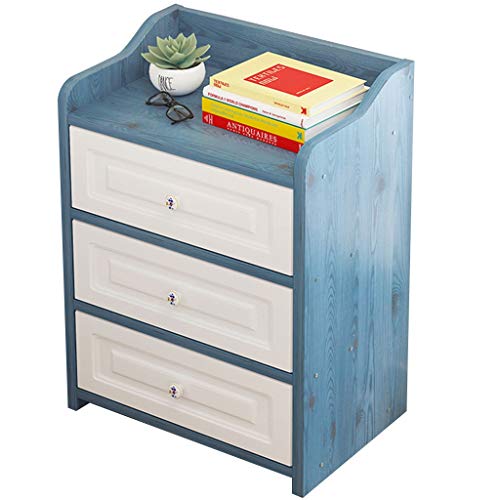 Comodino con cassetto Moderno e Minimalista Legno massello Camera da Letto Scaffale Piccolo Armadio Semplice Contenitore Economico Mini armadietto FANJIANI