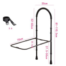 HKD Regolabili sponda Letto Universale ausiliario parapetto con Blocco standsafe sicura