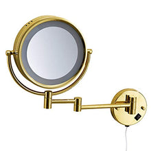 Specchio Per Il Trucco Per Montaggio A Parete Per Trucco Pieghevole Per Trucco Pieghevole Specchio Per Trucco Con Illuminazione Cromata Lucida Specchio Per Trucco Dorato Per Camera Da Letto