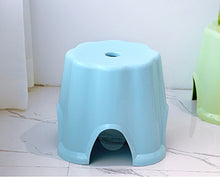 QARYYQ Sgabello Basso plastica Ispessimento for Bambini da tavola Soggiorno Sgabello da Bagno Creativo Cambio casa Scarpe Sgabello da Bagno Antiscivolo Sedia della Doccia