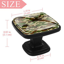 Motivo mimetico 4 PCS Pomelli per Porta, Pomolo per Mobile, Pomelli per Mobili con Viti, Maniglia per Armadietto, Pomelli per Porta, Pomelli per Cassetti per Porta, Armadio, Cassetto e Credenza