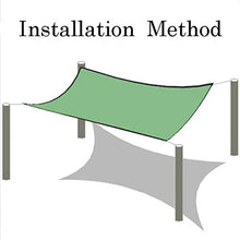 CYY 95% Resistente Ai Raggi UV Rete Ombreggiante con Occhiello,7x26ft/2x8m Rettangolare Verde Telo Ombra Isolamento Termico,per Serra Pergolato Balcone