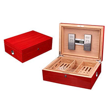 Cigar Box di stoccaggio Humidor può essere usato come regalo di alta qualità solido legno di cedro legno con vassoio può contenere 150 Cigar Box Perfetto da usare in ufficio e camera da letto