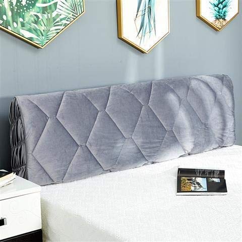 Fodera Per Testata Letto Copri+Testata+Letto ,Copertura per Testiera per Letto Copri Testata Letto 180/190/200cm Matrimoniale/Singolo Premium Imbottita Elastica Copritestata Letto Velluto Fodera
