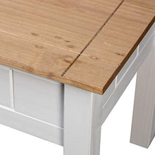FAMIROSA Comodino Bianco 50,5x50,5x52,5cm in Pino Massello Panama Range