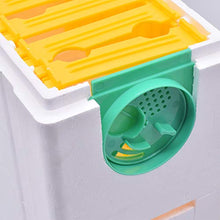 kdjsic Multi-Funzionale Queen Bee Hive Materiale Schiuma di Plastica Scatola Doppia Queen Allevamento Alveare Strumento di Apicoltura Nido d'Ape