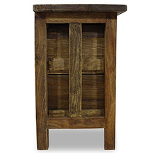 vidaXL Comodino in Legno Massello di Acacia 40x30x51 cm Cassettiera Cassetti