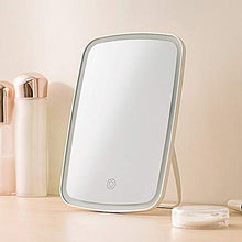 Weichuang Specchio Specchio Portatile Touch Screen USB Ricaricabile LED Illuminato Trucco Cosmetico Specchio con Touch Dimmer per Tavolo Bagno Viaggi Bagno Specchio