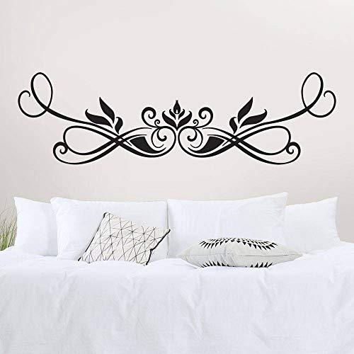 T-MK341 - Adesivi per testiera del letto, 40 x 140 cm, colore: Nero