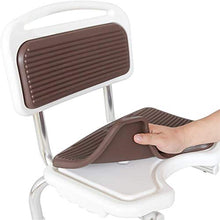 Sgabello da bagno Doccia / vasca da bagno Sgabelli lega di alluminio doccia Sedile Sgabello for / disabili Anti-Slip Anziani Mats doccia sedia regolabile in altezza con schienale 5 Bagno Sedile Heavy