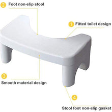 Adesign Sgabello da Toilette Antiscivolo, allevia Il gonfiore della stitichezza, Curare Le emorroidi, per chiunque con Il Bagno