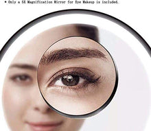Specchio Specchi per Il Trucco 5X Lamente LED per Trucco per Occhi vanità Ricaricabile ingranditore con luci