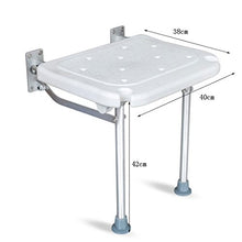 NYDZDM Sgabello sospeso a Parete Sgabello Pieghevole Sedile da Doccia Sedile da Bagno Antiscivolo con Gambe