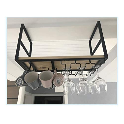 CCFENG Bar cremagliera del Vino, portabicchieri, Porta Europea Tazza casa in Stile, attaccatura del Supporto di Tazza di caffè Calice, scaffale partizione delle Famiglie (Size : 60 * 30 * 50cm)