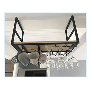 CCFENG Bar cremagliera del Vino, portabicchieri, Porta Europea Tazza casa in Stile, attaccatura del Supporto di Tazza di caffè Calice, scaffale partizione delle Famiglie (Size : 60 * 30 * 50cm)