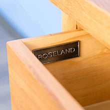FFAN Comodini Set di 2 mobili in Rovere Surrey | Coppia di comodini rustici in Legno massello Cerato con 3 cassetti per Camera da Letto o Bagno, Completamente assemblati, 56 x 42 x 32 cm
