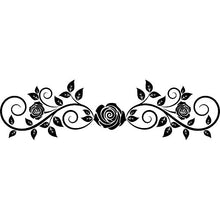 T-MK432 - Adesivi per testiera del letto, 38 x 140 cm, colore: Nero