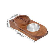 Posacenere per sigari, vassoio per sigari durevole, accessorio per sigari per sala sigari da ufficio a casa(Oval (with ashtray))