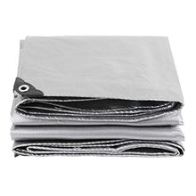 GFSD Telone Impermeabile for Esterno Argento Impermeabile Isolamento Panno di Protezione Solare Addensare Riparo Esterno dalla Pioggia telone ombreggiante (Color : Silver, Size : 2.8x4.8m)