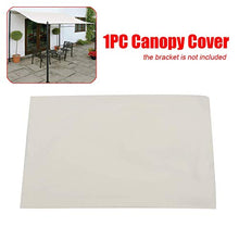 CLJ LWY Gazebo da Giardino Tettoia da Spiaggia Tettuccio Parasole Resistente all'Acqua Protezione UV Tenda da Sole per Esterni Beige 300D Telo di Ricambio per Tenda da Sole, Staffa Non Inclusa