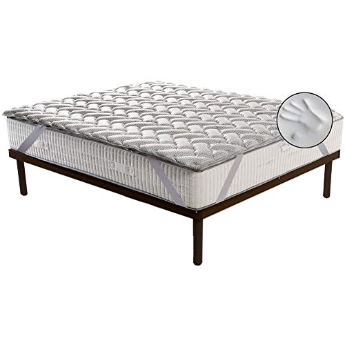 ITALYMATERASSI TOPPER VITALITY H6 cm memory Foam correttore per materasso Super traspirante grazie all’innovativo tessuto Greep Sovramaterasso matrimoniale 160x200