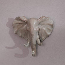 WLLLO Appendiabiti decorativo da parete tridimensionale appeso a parete testa di animale chiave appendiabiti gancio-cervo-bronzo
