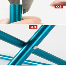 Junc. Sgabello pieghevole Sgabello da banco portatile Outdoor Ultra leggero in lega di alluminio per campeggio pesca della metropolitana Treno Sedia da viaggio Picnic Sgabello Sgabello Sedia da campeg