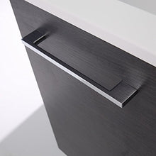 Kiamami Valentina Mobile Bagno SOSPESO 120 CM con Ante E Doppio LAVABO Specchio LED | Boston