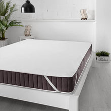 UNIFICATO Coprimaterasso 180 x 210 cm, impermeabile, traspirante, in cotone anallergico,