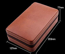 WRJY Cigar Humidor Custodia per sigari portasigarette Scatola Regalo da Uomo, Set di humidor per sigari Fodera in Legno di Cedro per Inviare Forbici per sigari 4 Bastoncini, Superficie