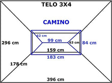 MLI Telo Ecru Caffèlatte 400 gr Copetura Gazebo 3x4 Ricambio Impermeabile M0535 Doppia Balza Camino Antivento Ribalta Antipioggia Top Tetto Cipro Rinforzato in PU Nuovo