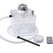 GSYH Shisha Acrilico, Arabo Narghilè Bar Set Tubo con Fumo Luce Tubo di Acqua per Il Partito Family Dining