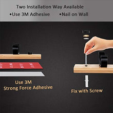 STZLY Appendiabiti Moda Legno Libero di punzonatura Hook Coat Rack Gancio del Gancio for la Camera da Letto Soggiorno o Guardaroba, Risparmiare Spazio Dimensioni: 5 Ganci