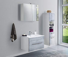 Set di mobili da bagno SANTINI 75 (3 pezzi) grigio cemento