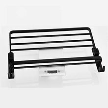 LFK Bagno Mensole Europeo Nero Spazio Alluminio Bagno Rack Pieghevole Asciugamano Rack Hardware Pendente Bagno