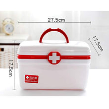 ColiCor - Armadietto per medicinali, kit di primo soccorso portatile, 17,5 x 27,5 x 17,5 cm
