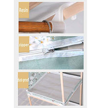 JFFFFWI Armadio assemblato Semplice Armadio in Legno massello 130 * 45 * 170cm (Colore: A)
