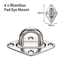 XCSOURCE 24-PCS Tenda da Sole Kit Hardware per Triangolo Rettangolo Tenda da Sole Installazione a Vela Giardino Patio Tenda da Sole Set di Accessori